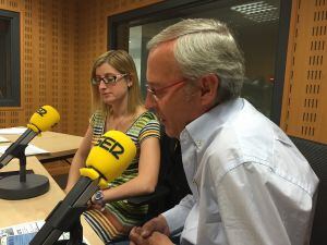 Marta Zapatero y Juan Antonio Marcos, en Hoy por Hoy Palencia.