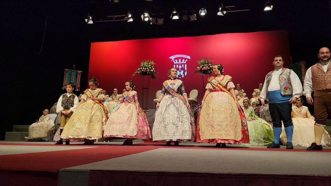 Uno de los actos de presentación de Falles de Gandia 