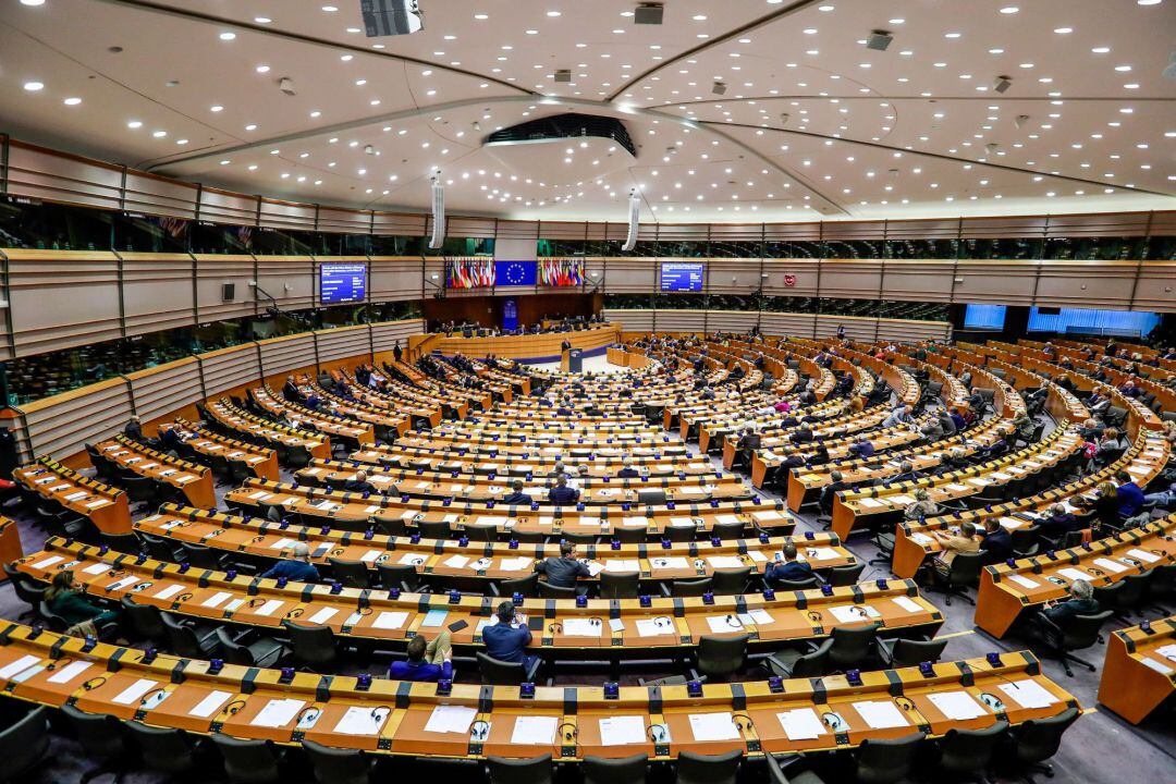 Vista general de la sesión plenaria del Parlamento Europeo en Bruselas