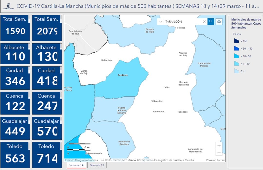 Datos por municipios
