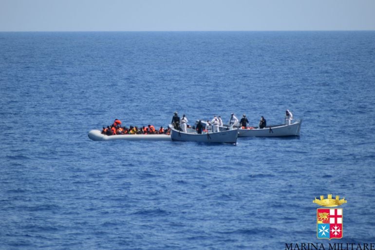 Rescate en el Mediterráneo.