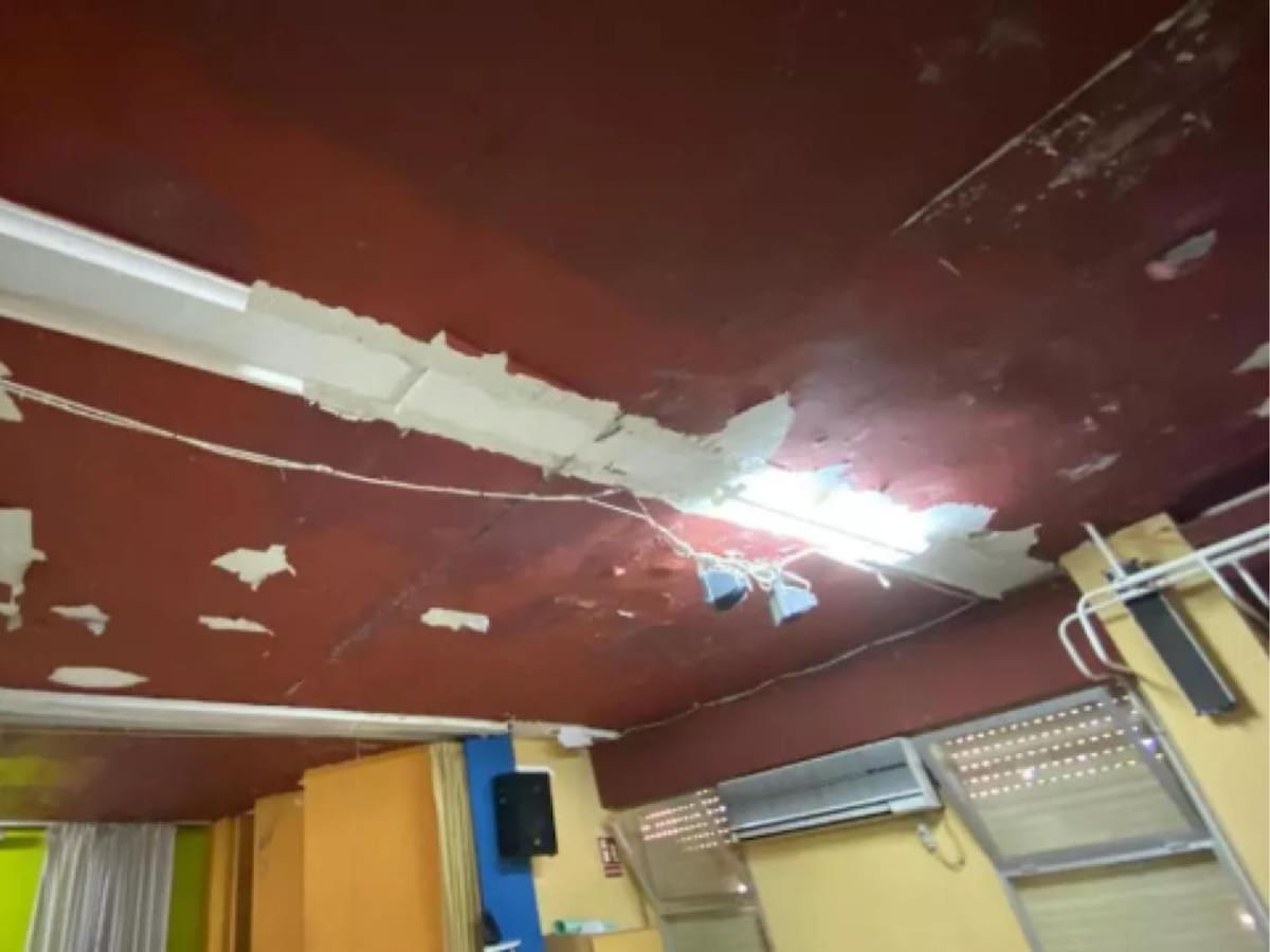 El PSOE denuncia que la Consejería de Educación ignora el riesgo de desprendimientos en el Instituto Elcano tras las vacaciones