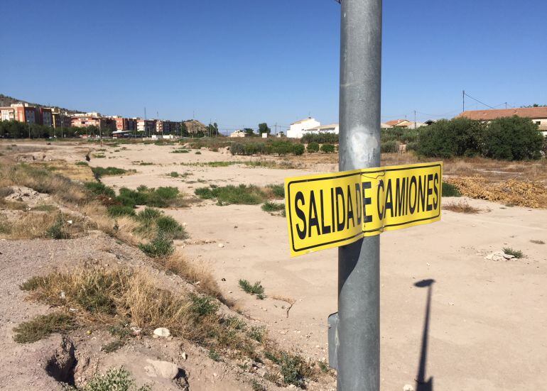 Situación actual de las obras del tramo 1 de la ronda central de Lorca
