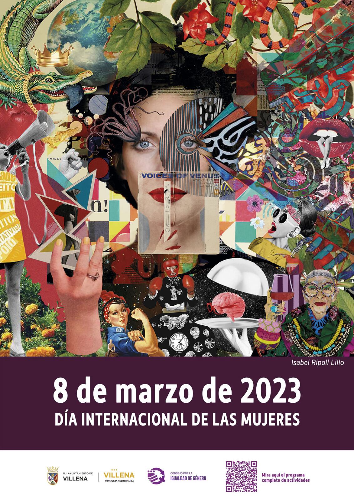 Cartel del día de la mujer 2023