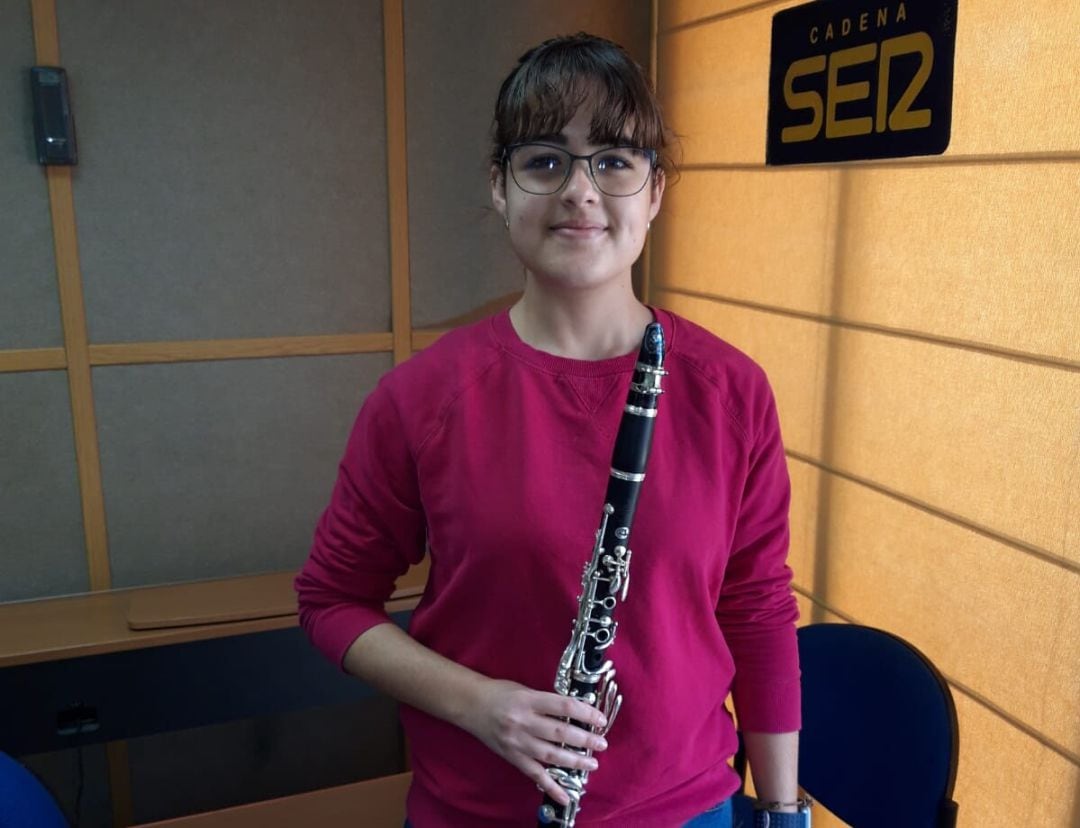 Marina Minchón de los Rios, clarinetista deTrigueros (Huelva)