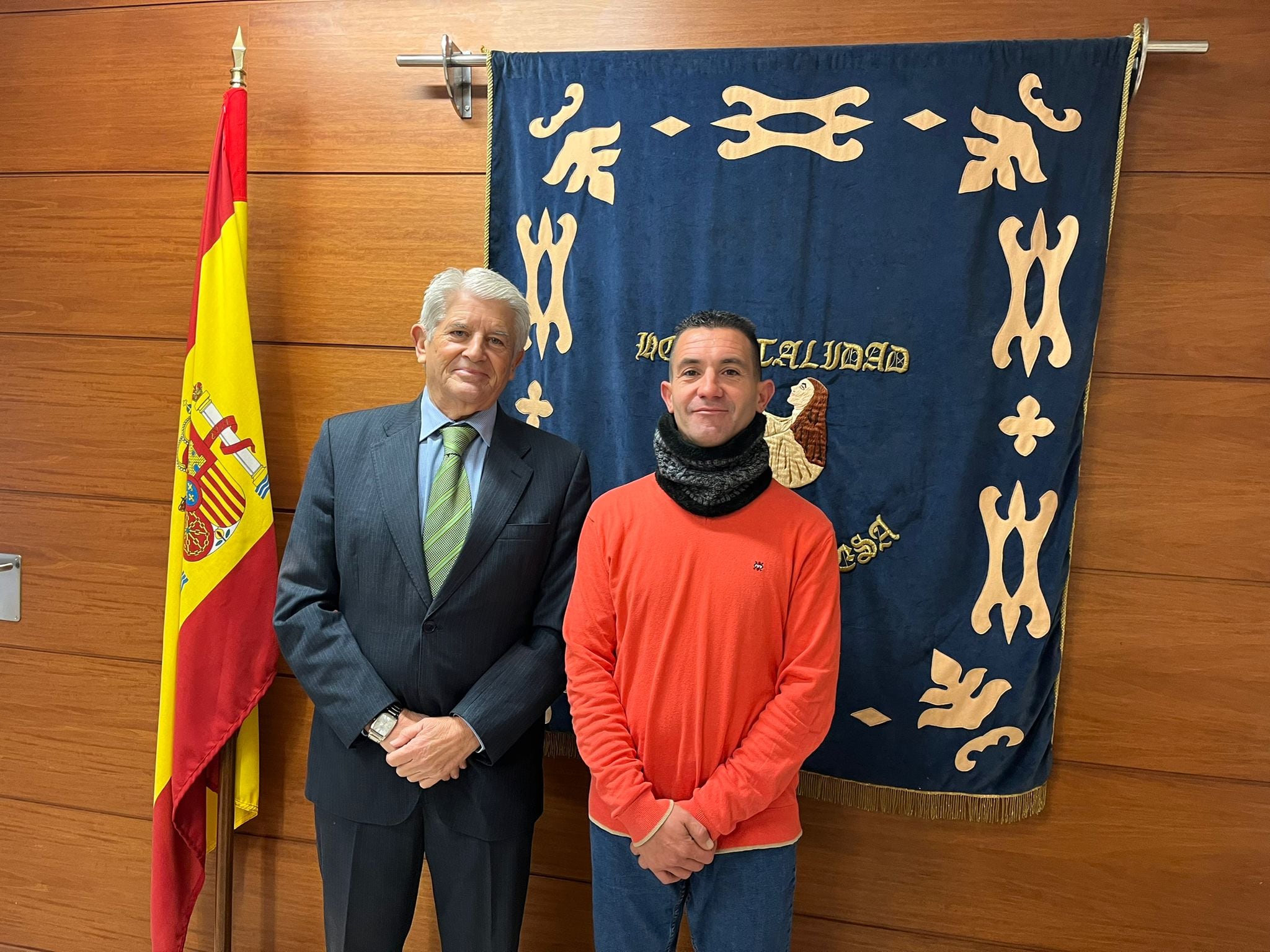 Alonso Gómez, presidente de la Hospitalidad Santa Teresa y Pedro, usuario.