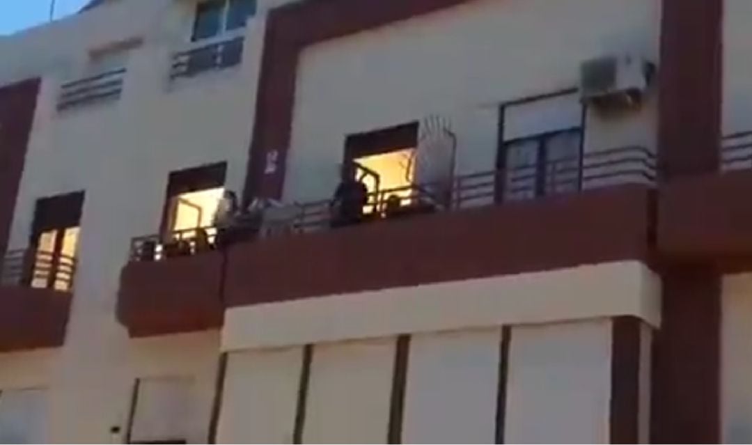 Captura de uno de los vídeos que están circulando