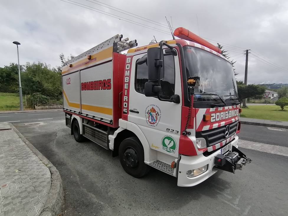 Vehículo de los Bombeiros do Eume