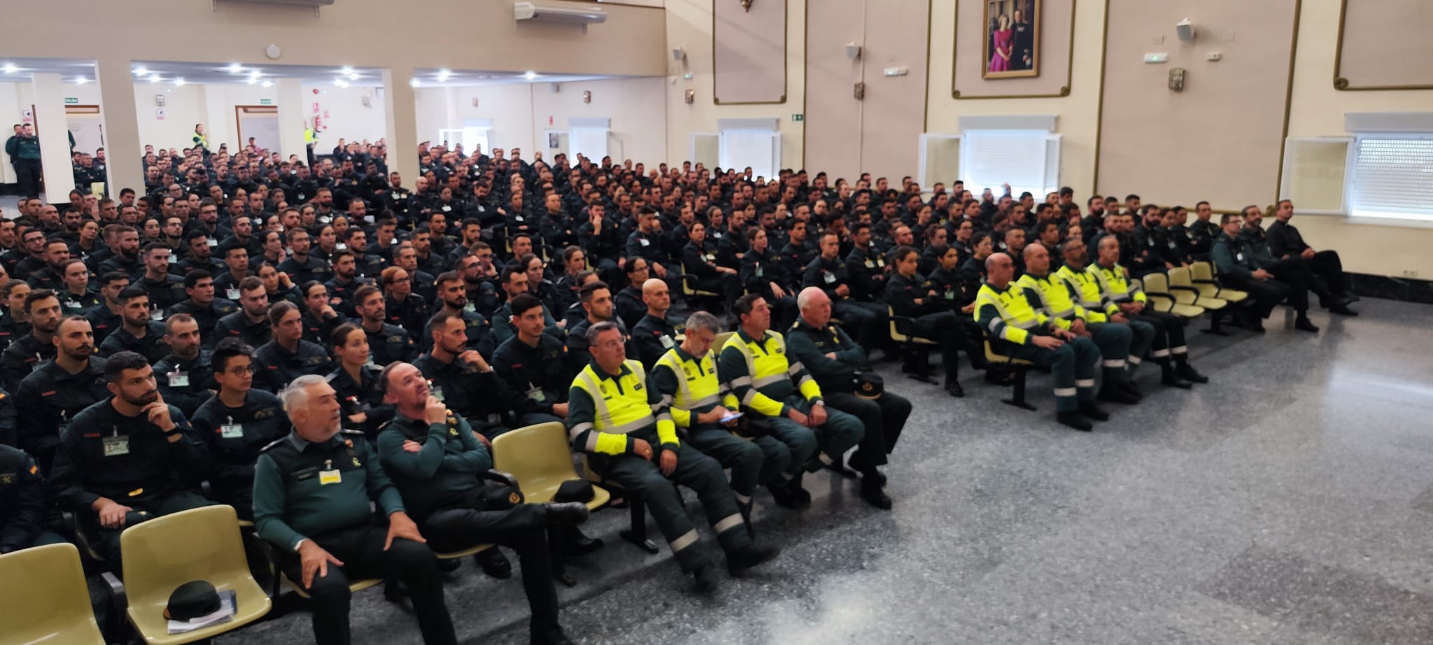 Conferencia del General Jefe de Operaciones de la Agrupación de Tráfico de la Guardia Civil en la Academia de Baeza