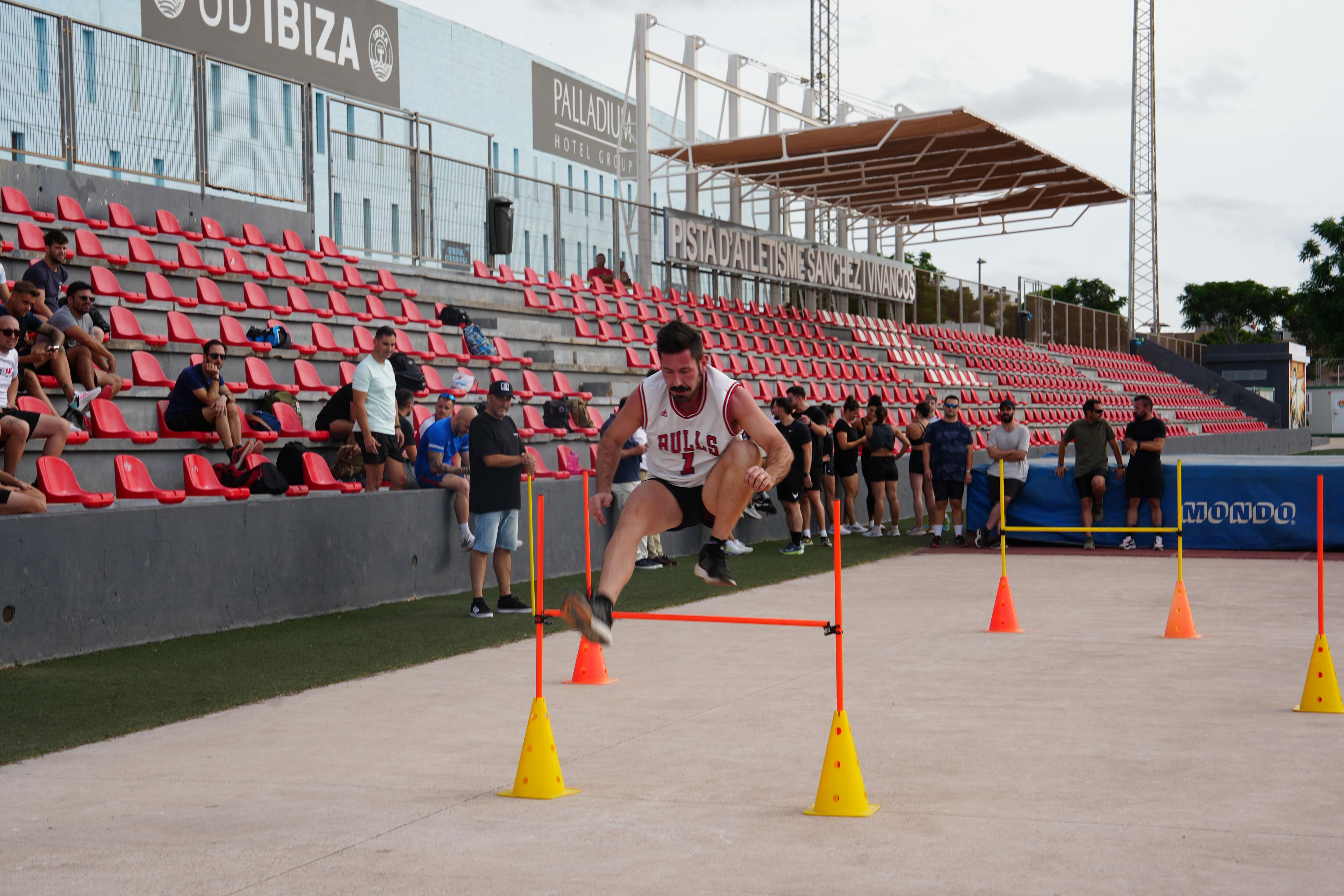 Un momento durante las pruebas