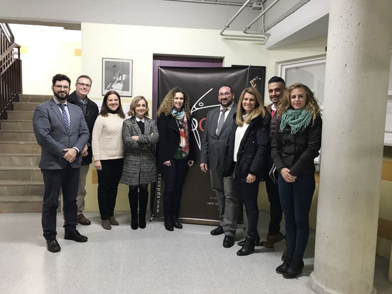 Visita del delegado de Educación al Conservatorio de Danza de Granada