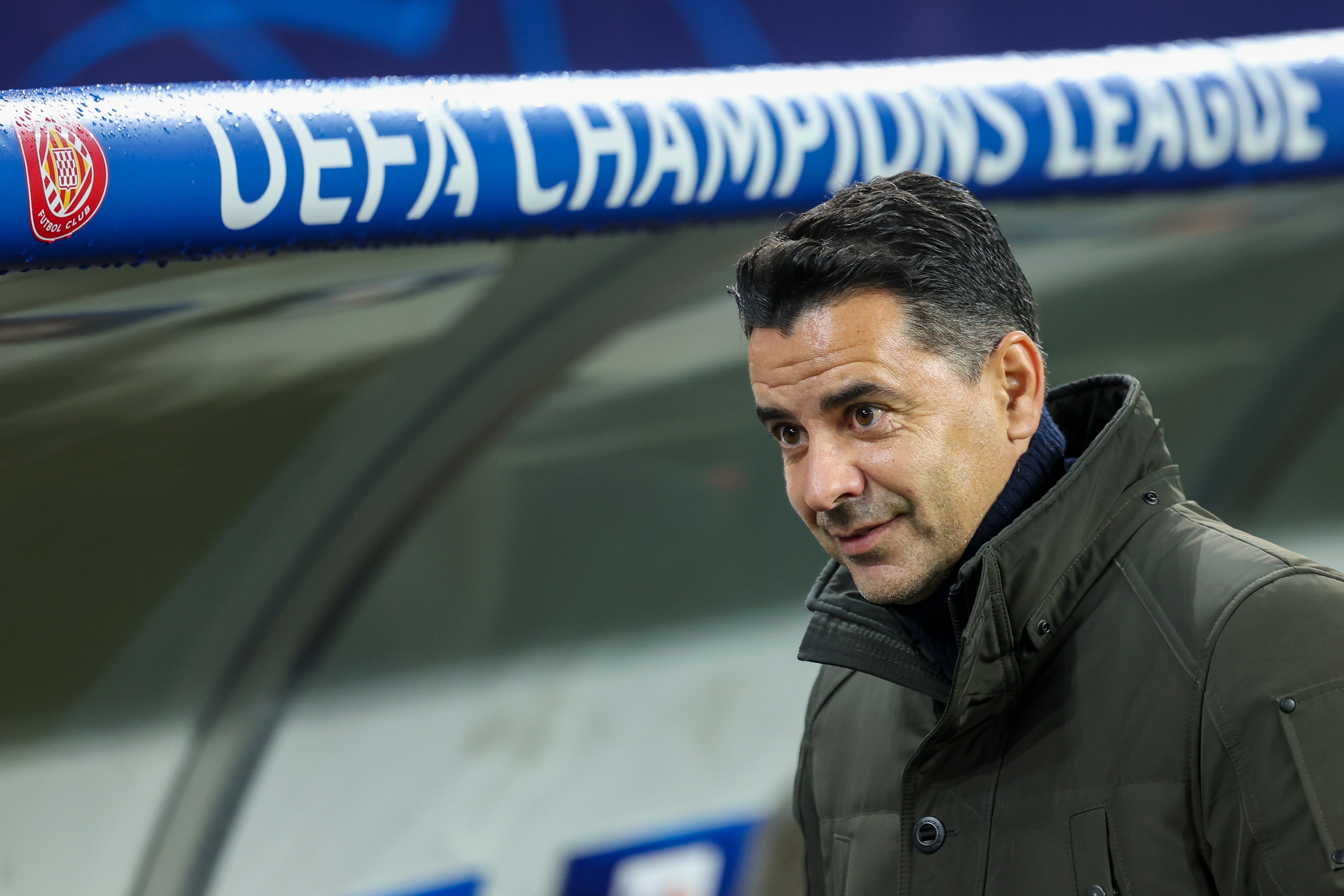 Graz (Austria), 26/11/2024.- Head coach Michel of Girona looks on prior to the UEFA Champions League match between Sturm Graz and FC Girona in Graz, Austria, 27 November 2024. (Liga de Campeones) EFE/EPA/GINTARE KARPAVICIUTE
