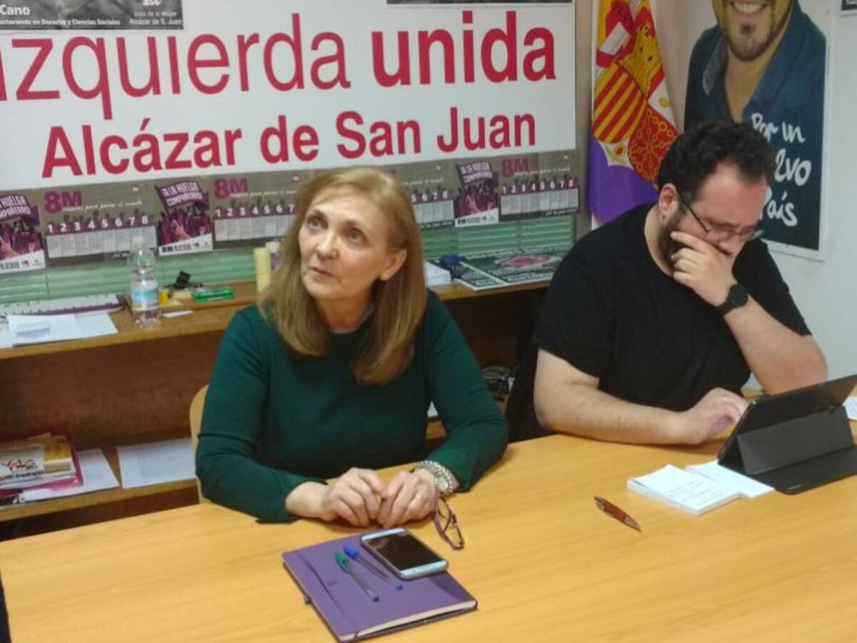 Izquierda Unida presentará lista en solitario en Alcázar de San Juan