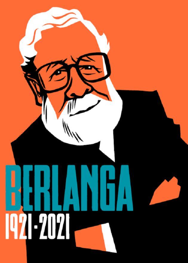 Cartel conmemorativo del Año Berlanga