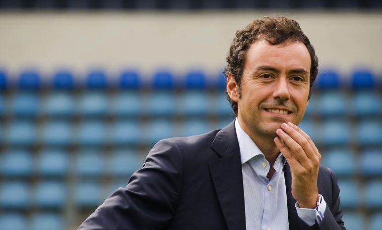 Álex Aranzabal, en un momento durante su época en el Eibar