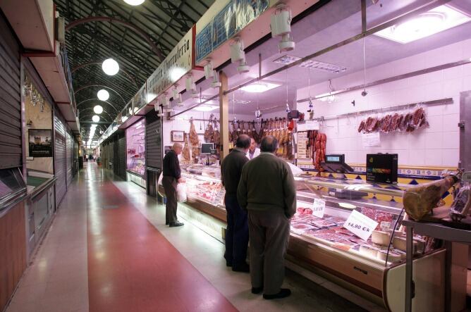 Imagen del interior del Mercado del Val