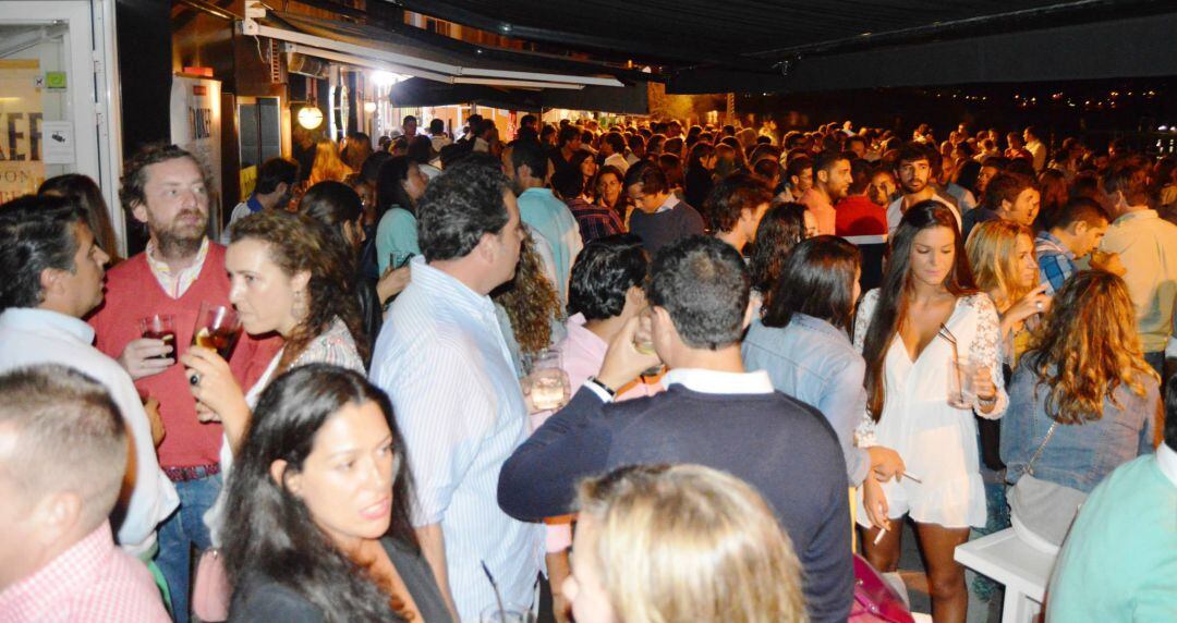 Ocio nocturno en pleno agosto en Sanxenxo