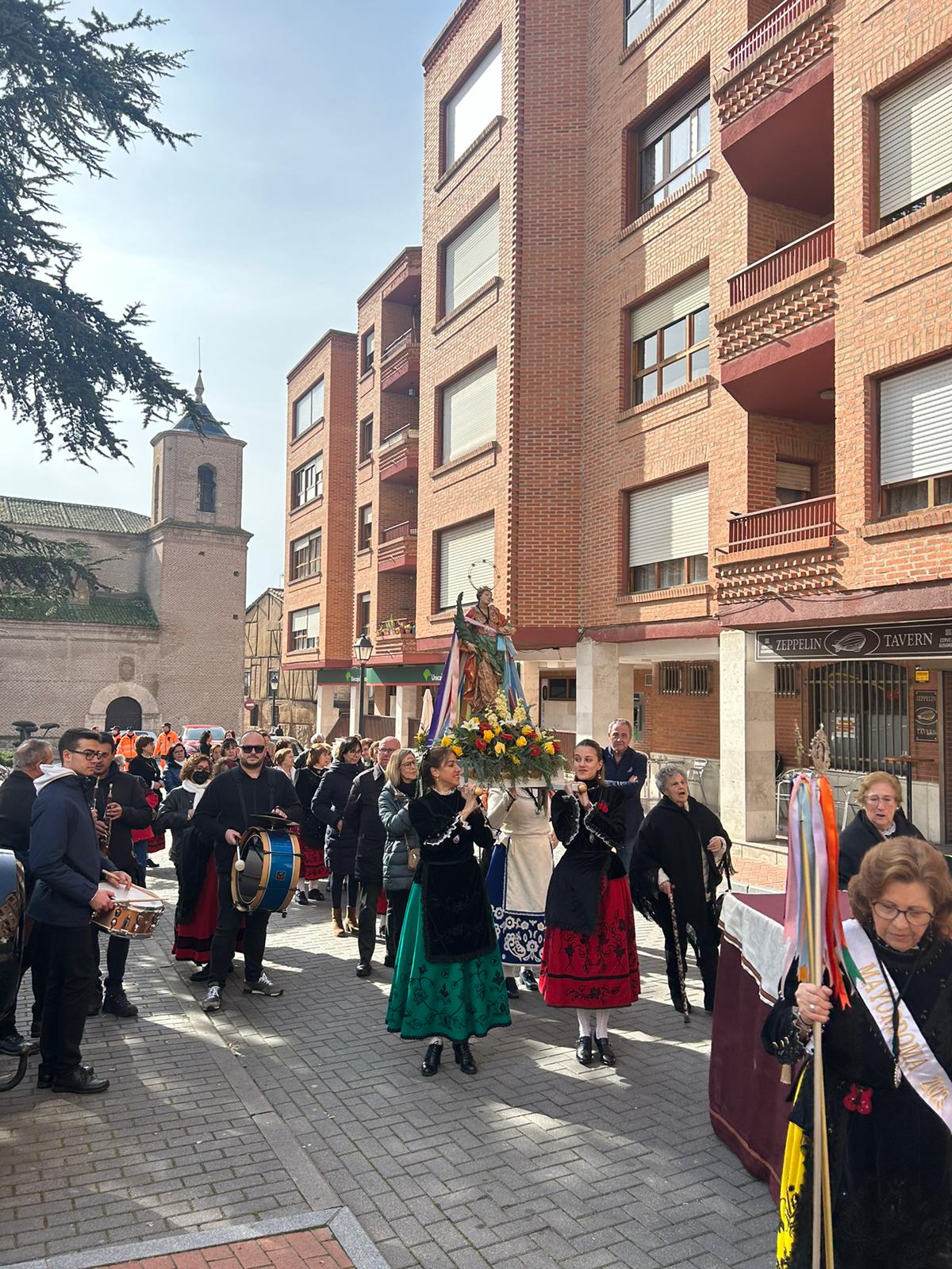 Comitiva oficial Santa Águeda 2024 en Olmedo