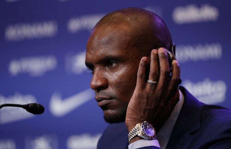 Eric Abidal, en una fotografía en su etapa en el FC Barcelona