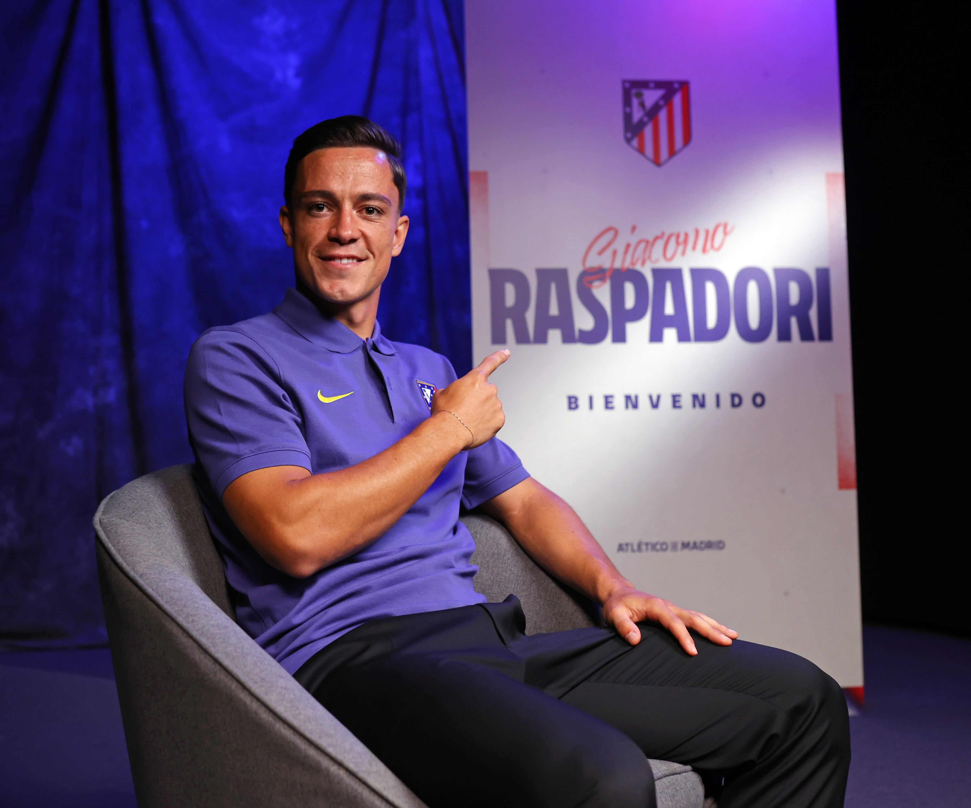 Giacomo Raspadori, nuevo jugador del Atlético de Madrid hasta 2030