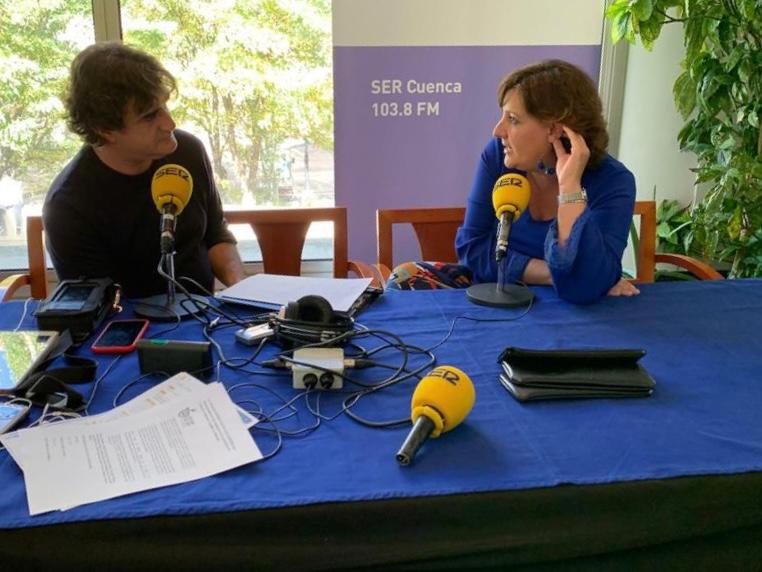 Patricia Franco en el progarama de SER Cuenca en Culinaria