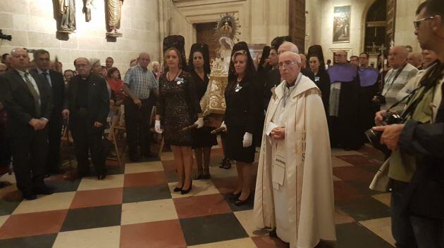 Traslado en el interior de la Catedral