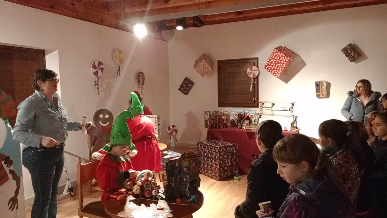 Casa de la Navidad en el espacio Tenerías de Cuéllar