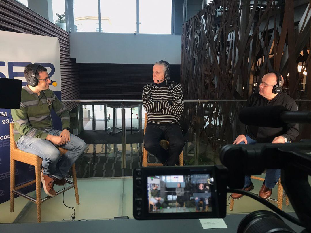 Nandi Migueles y Fali Pastrana durante SERxCuatro en el Parador.