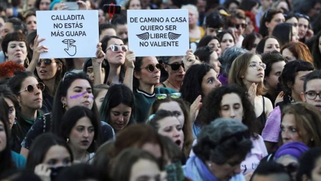 Manifestación feminista contra la sentencia de &#039;La Manada&#039;