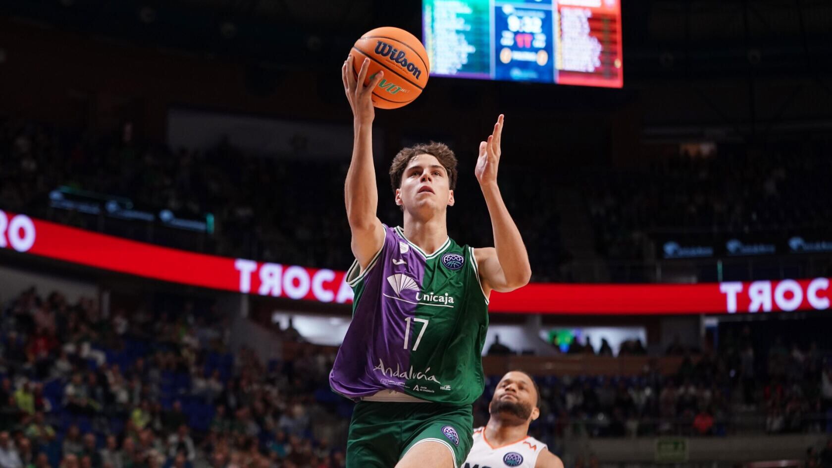 El escolta Mario Saint-Supéry, se va del Unicaja a la NCAA estadounidense