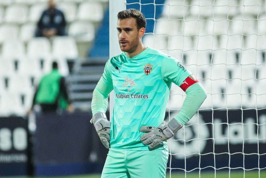 Fernando después de la derrota en Leganés (2-1).