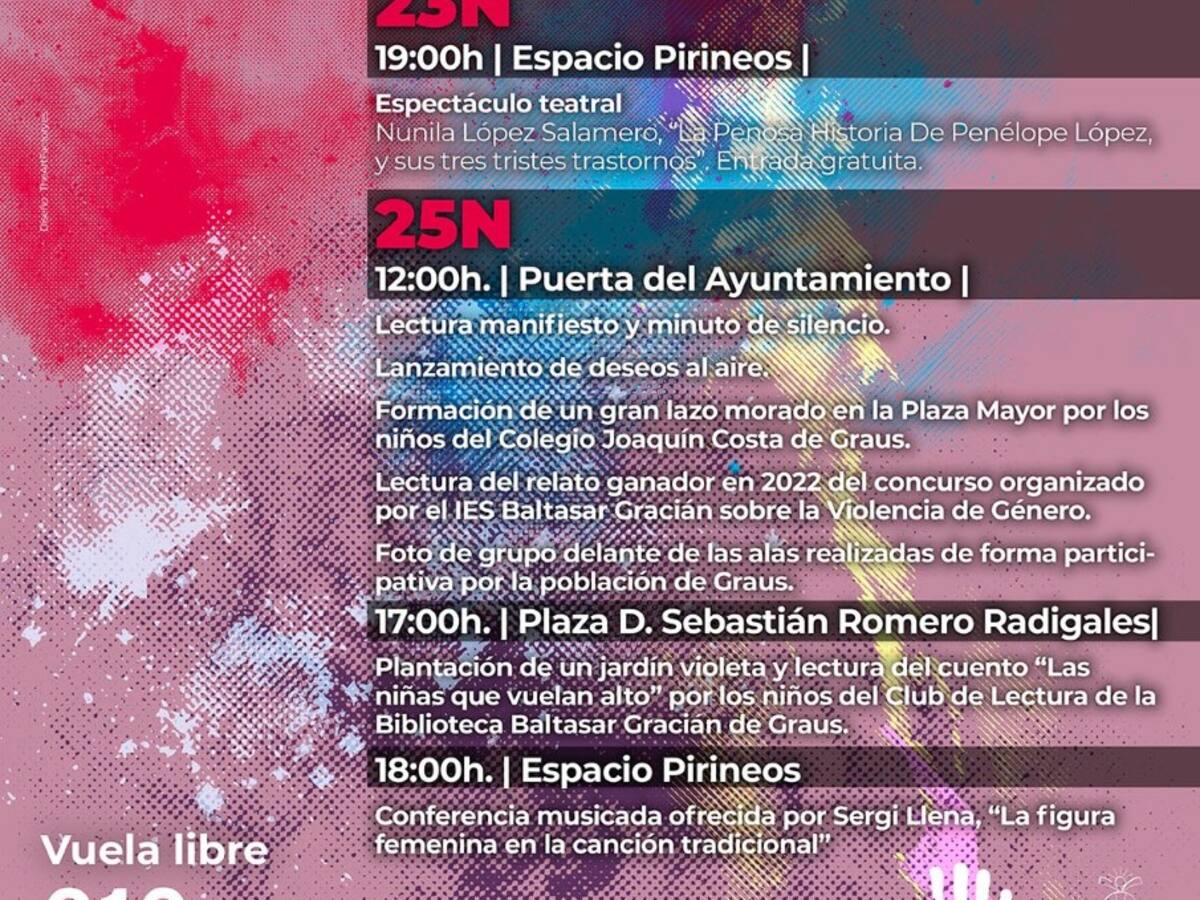 Ribagorza reivindica la igualdad en el Día Internacional contra la Violencia de Género