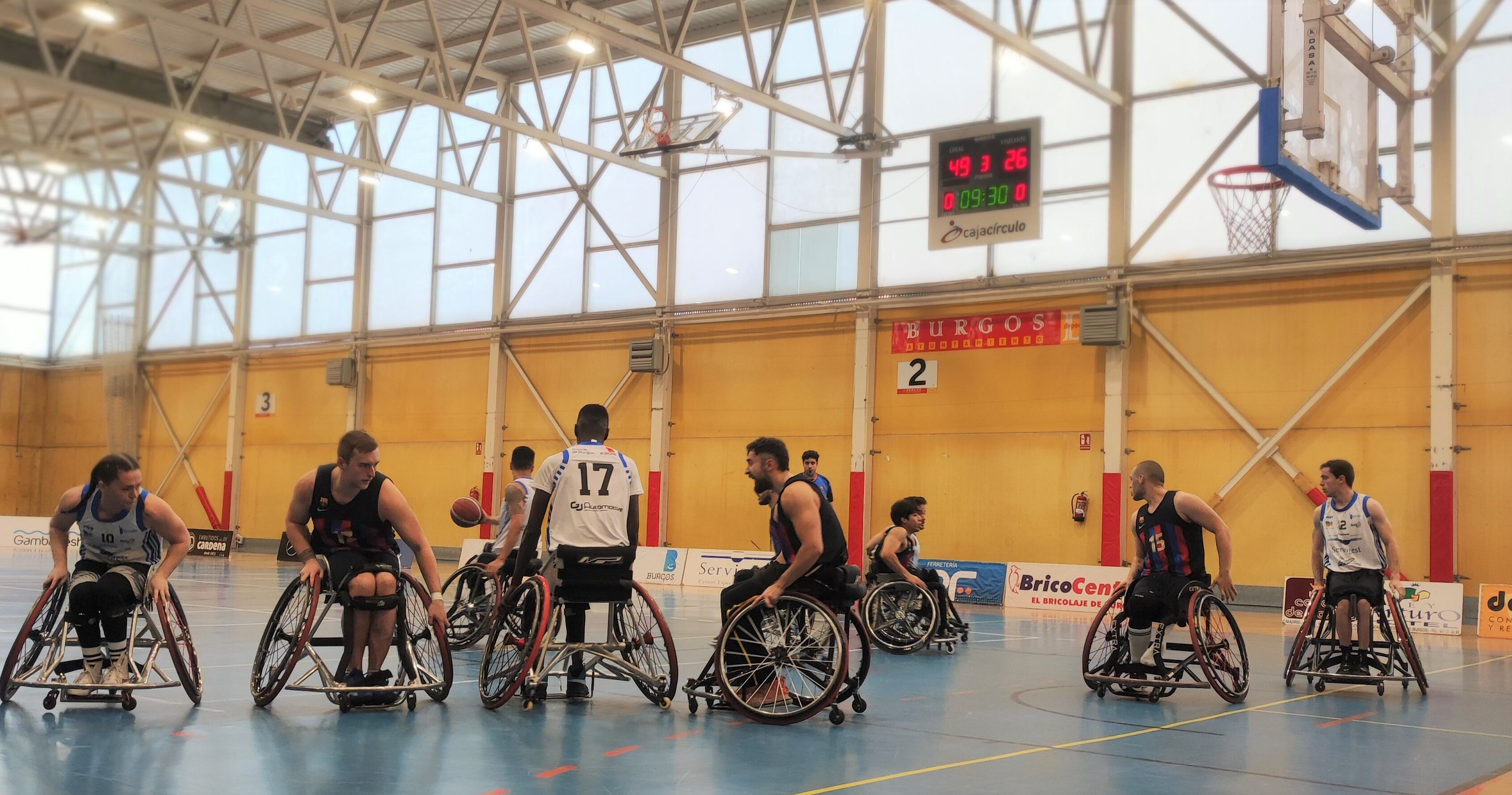 Partido del Servigest Burgos de la pasada temporada, en la que logró el ascenso a la División de Honor. / Foto: CD El Cid