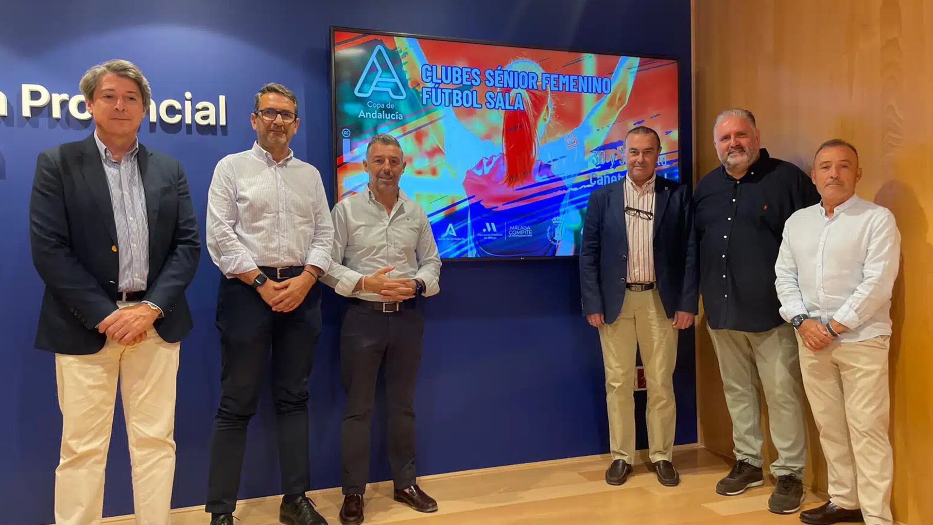 Presentación de la Copa de Andalucía en la Diputación de Málaga