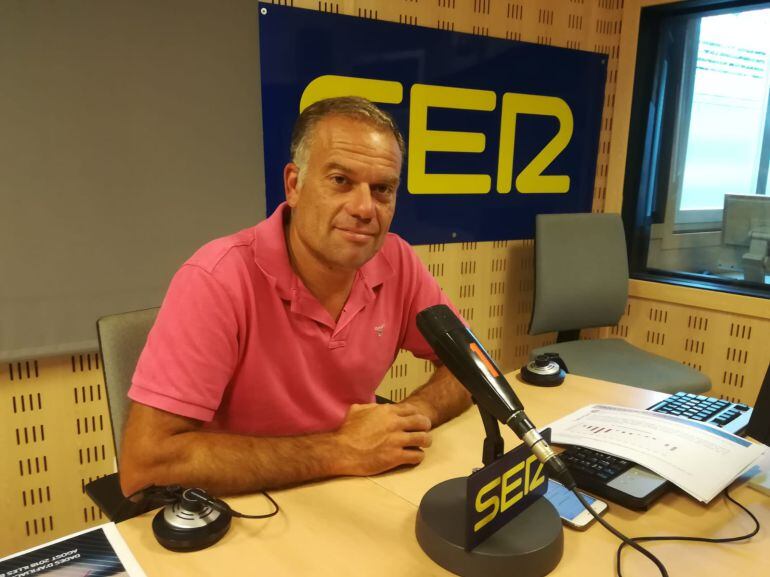 Llorenç Pou, en los estudios de Radio Mallorca