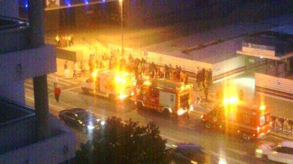 Suceso ocurrido anoche en la calle Martínez Maldonado