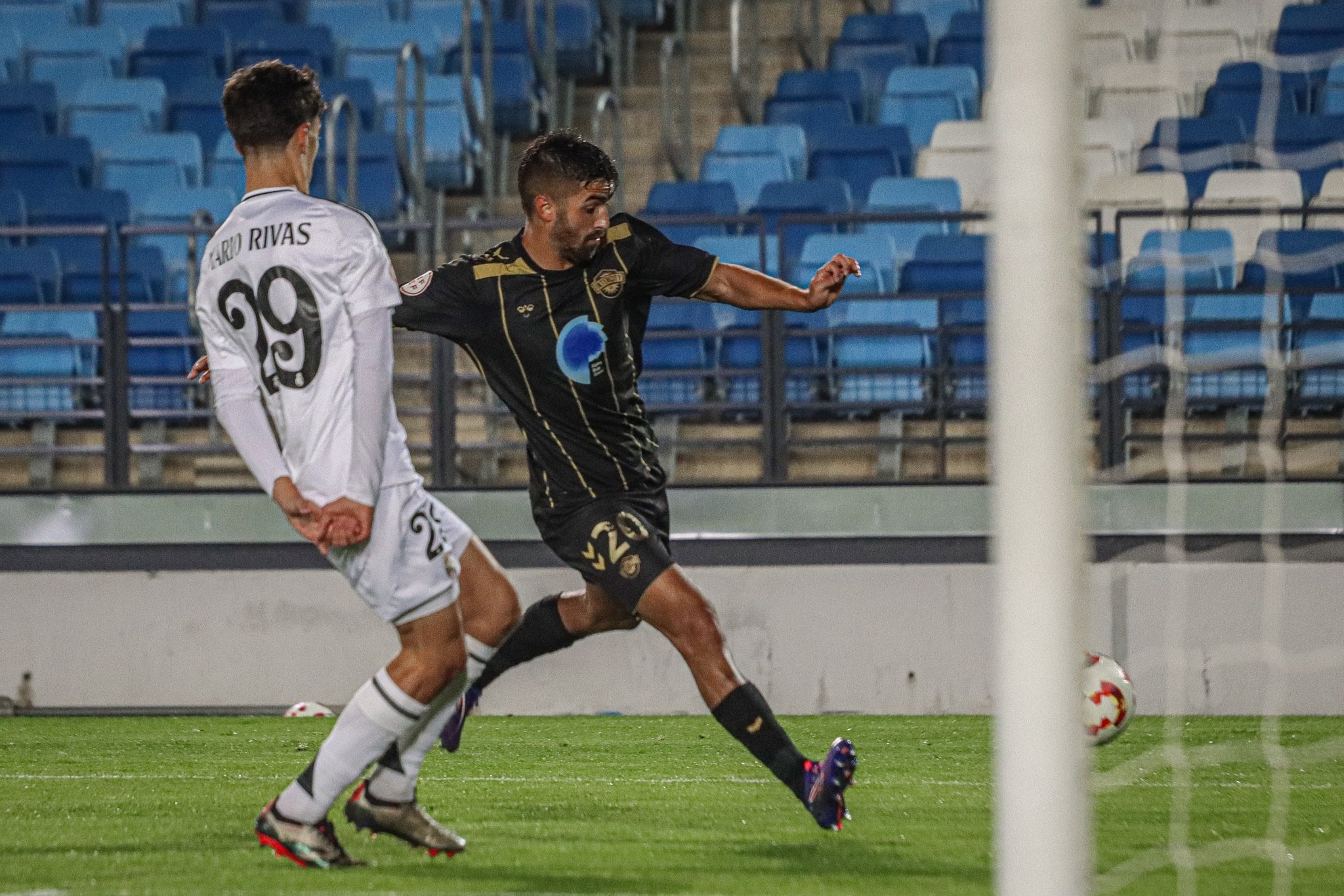 Imagen del partido entre el RM Castilla y el Intercity