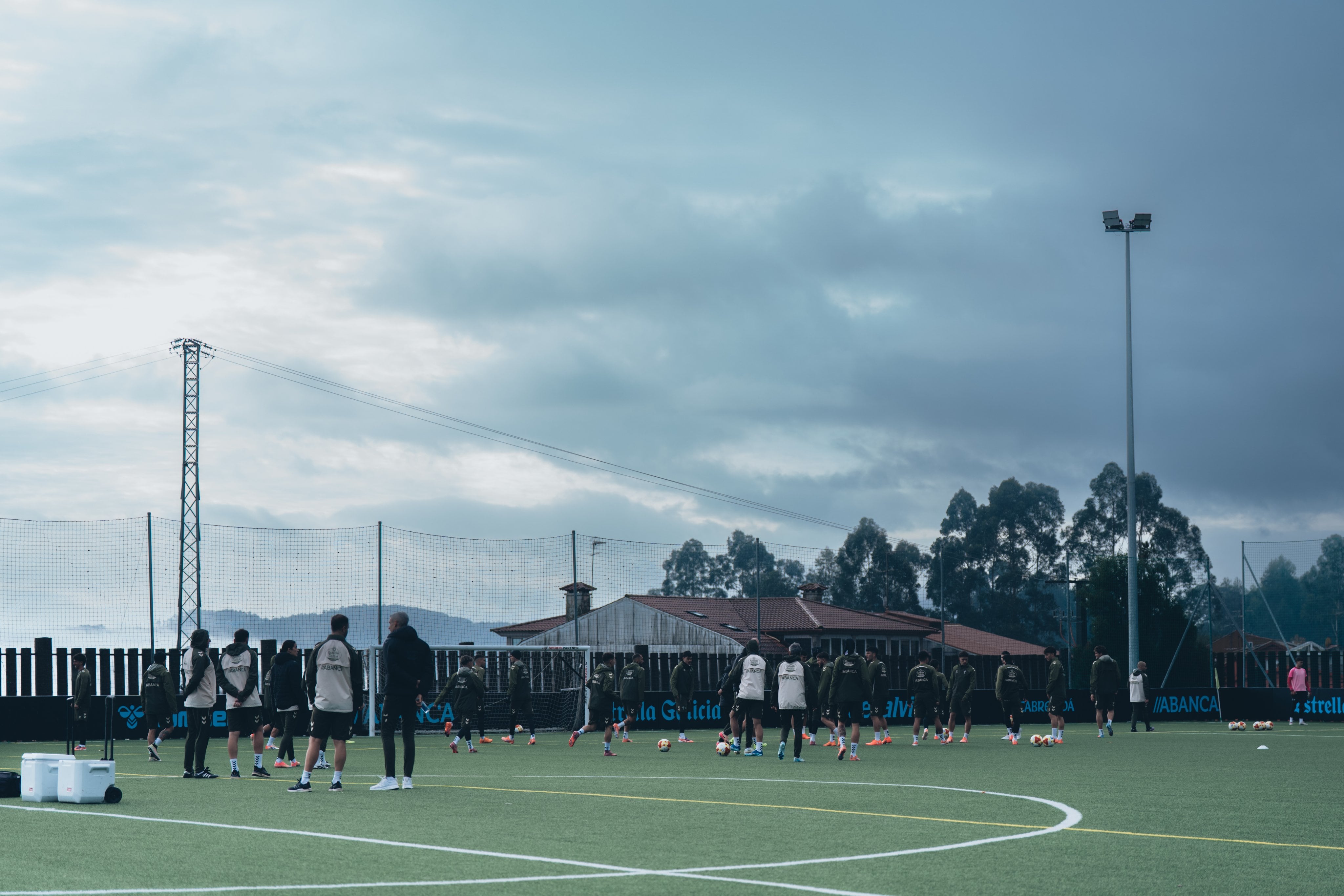 El Celta entrena en A Madroa para preparar la Copa del Rey