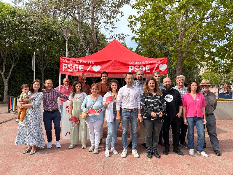 Acto de precampaña del PSOE en Vila