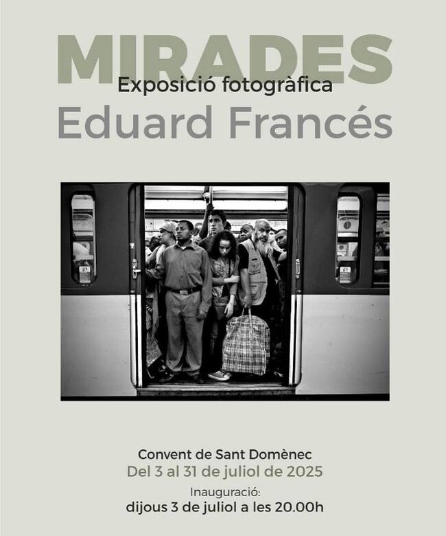 Cartel de la exposición de Eduardo Francés. Fuente: Ajuntament de Xàtiva