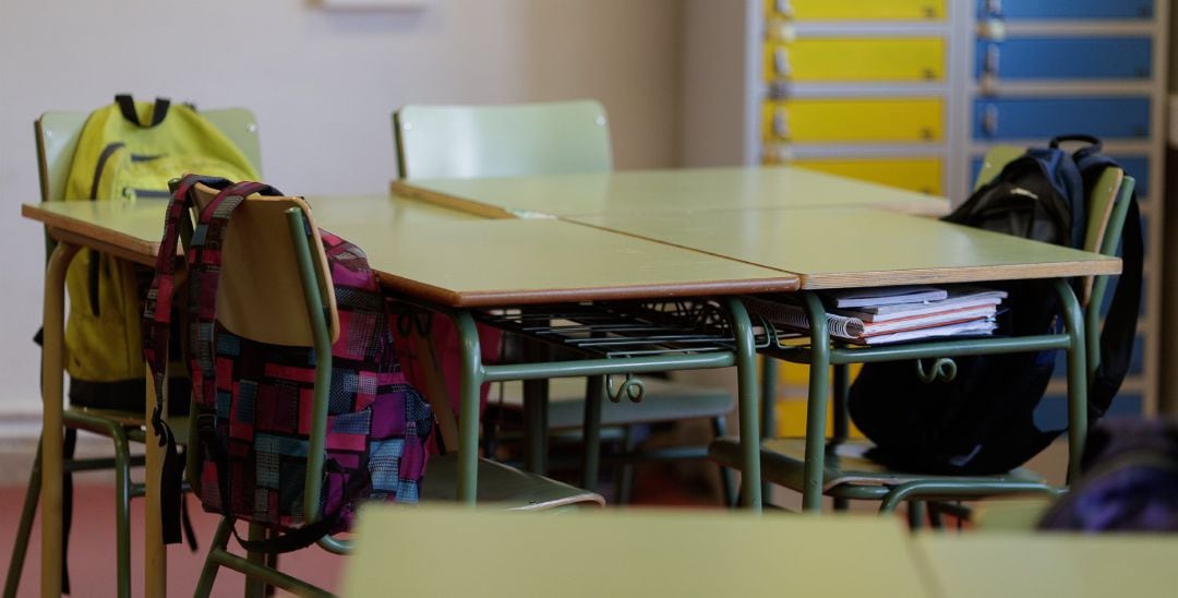 Imagen de una aula en un centro educativo