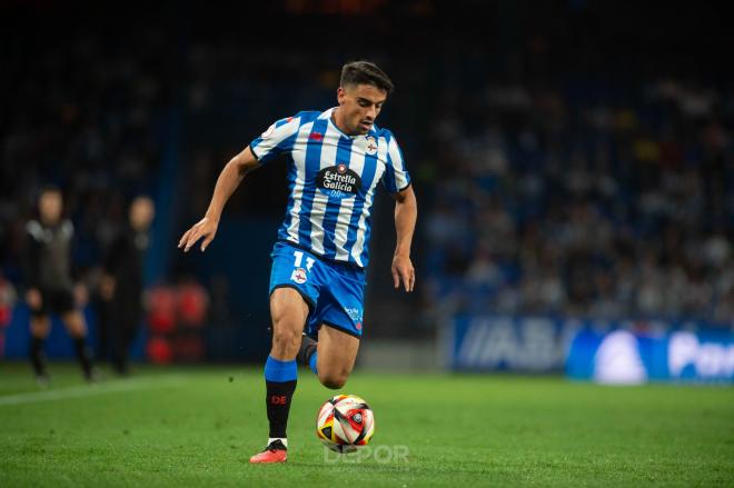 Davo con el Deportivo de la Coruña.