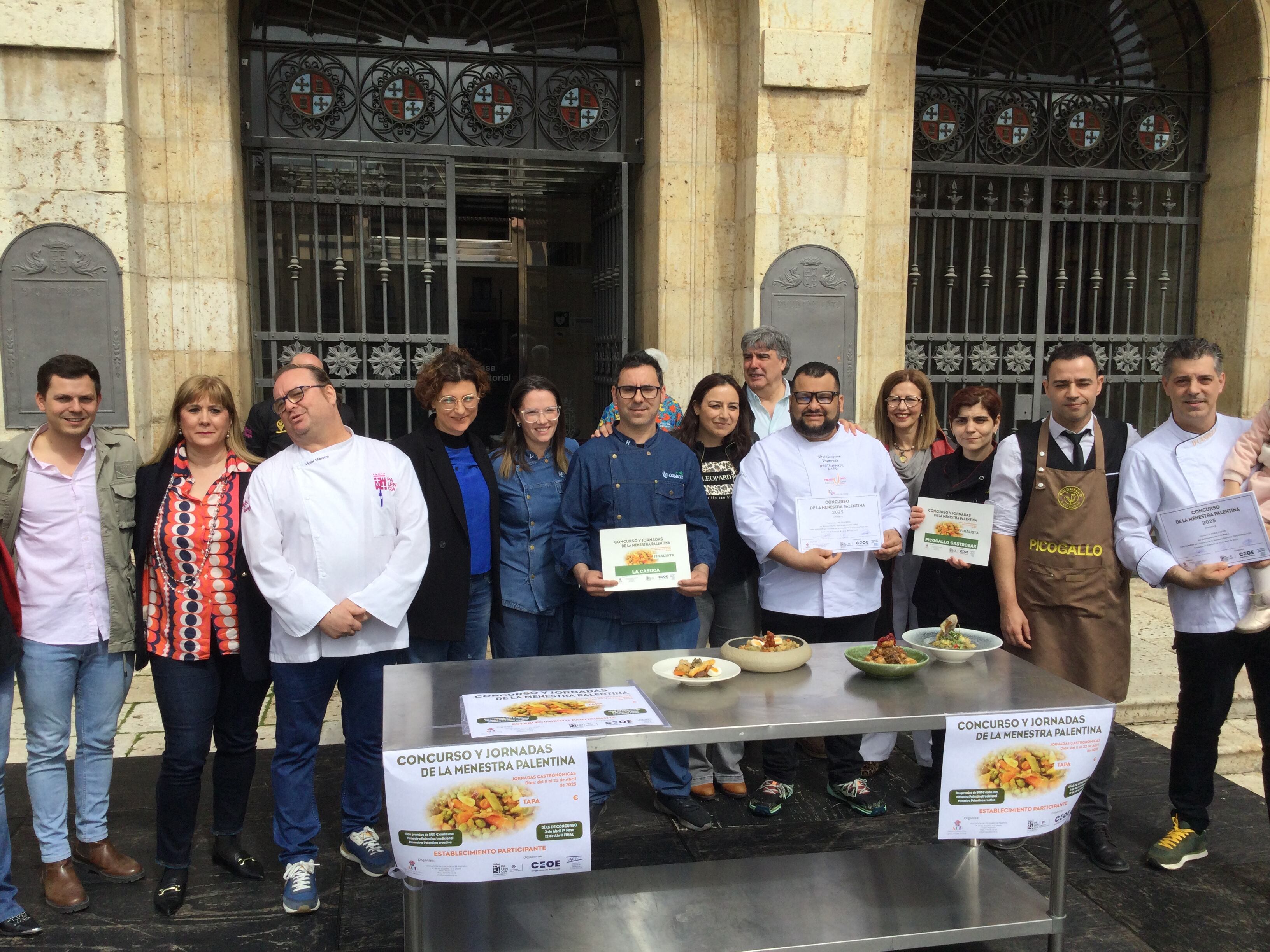 Finalistas del I Concurso de Menestra Palentina