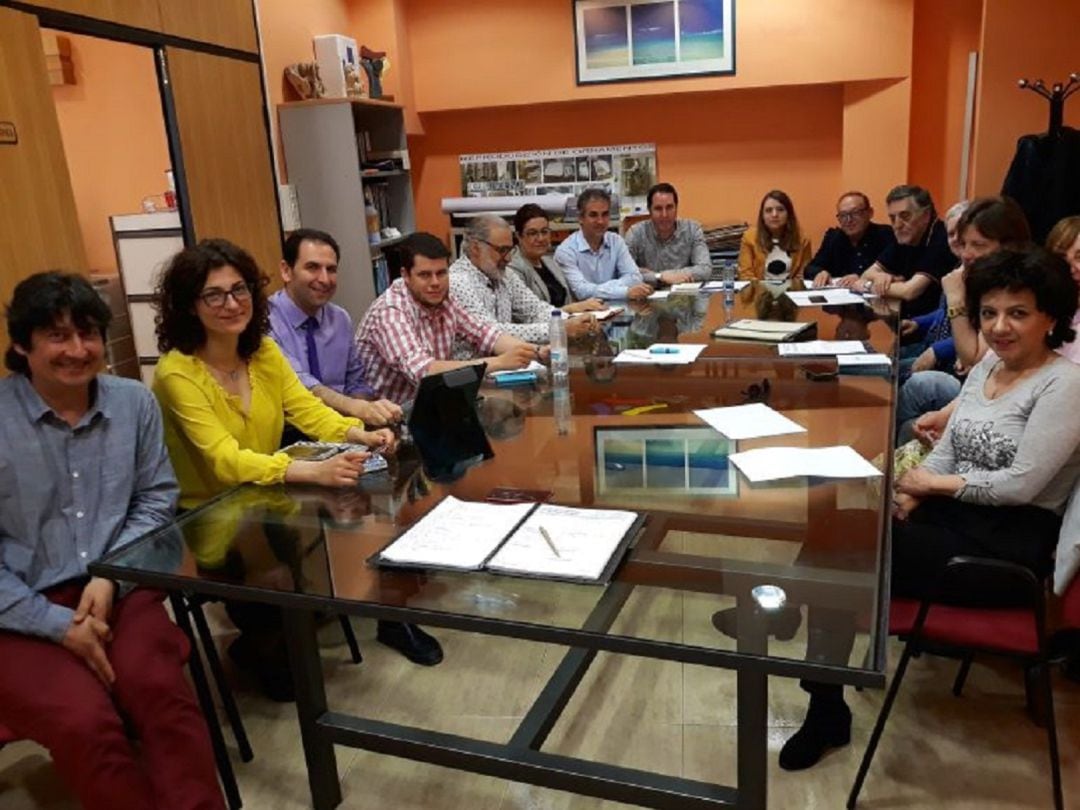 Imagen de archivo de la Mesa de Comercio de Palencia