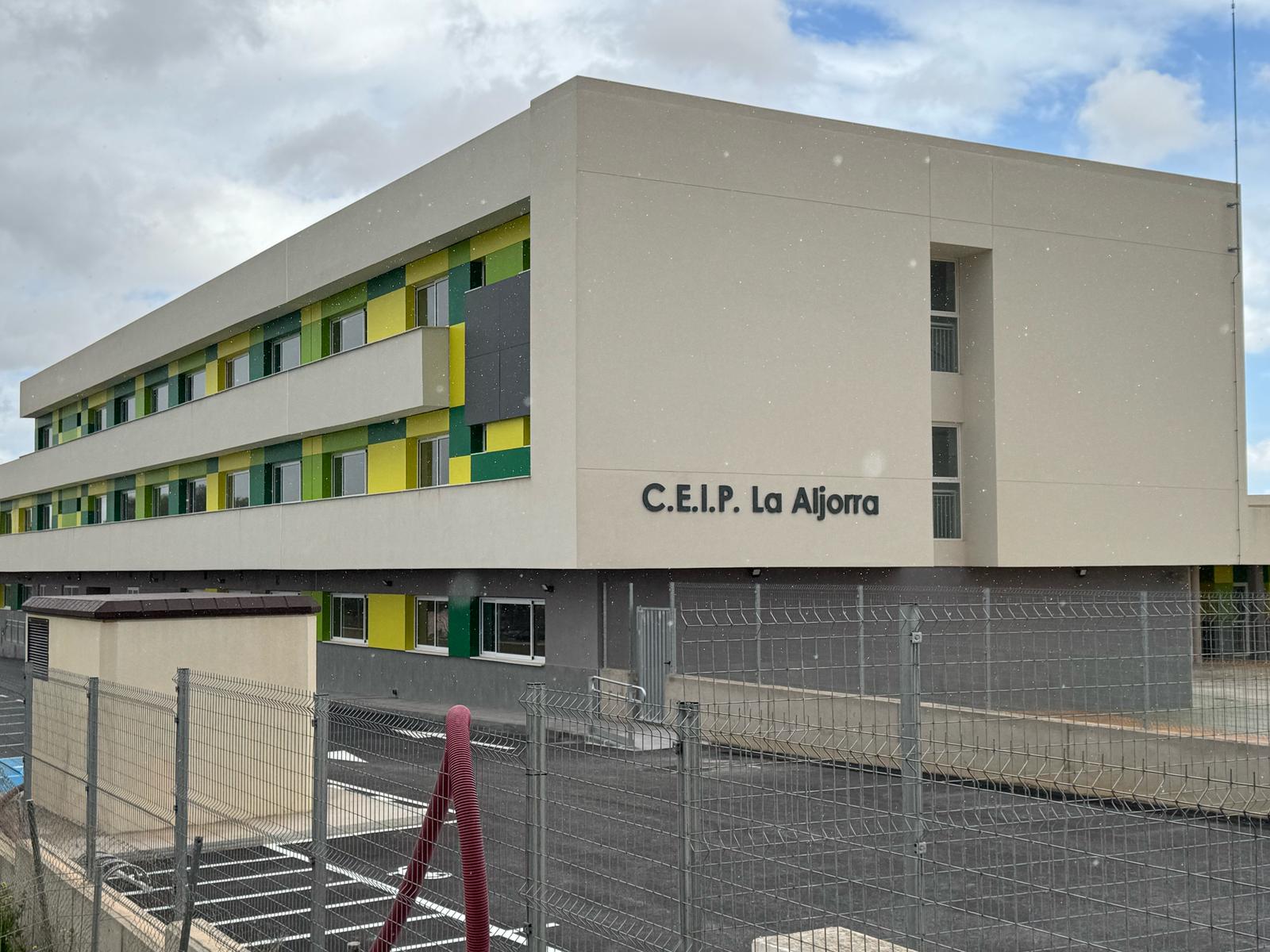 El nuevo CEIP La Aljorra se prepara para el proceso de admisión que empieza mañana en toda la Región
