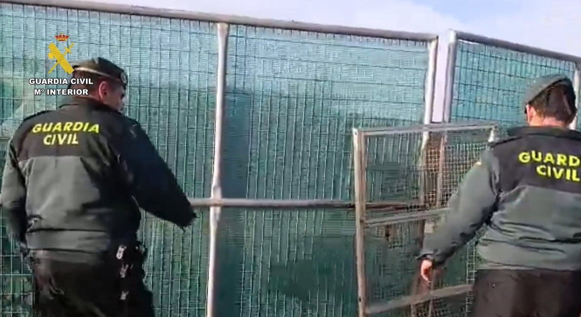 Operación de la Guardia Civil sobre 120 parcelas ilegales en Dos Hermanas (Sevilla)- GUARDIA CIVIL