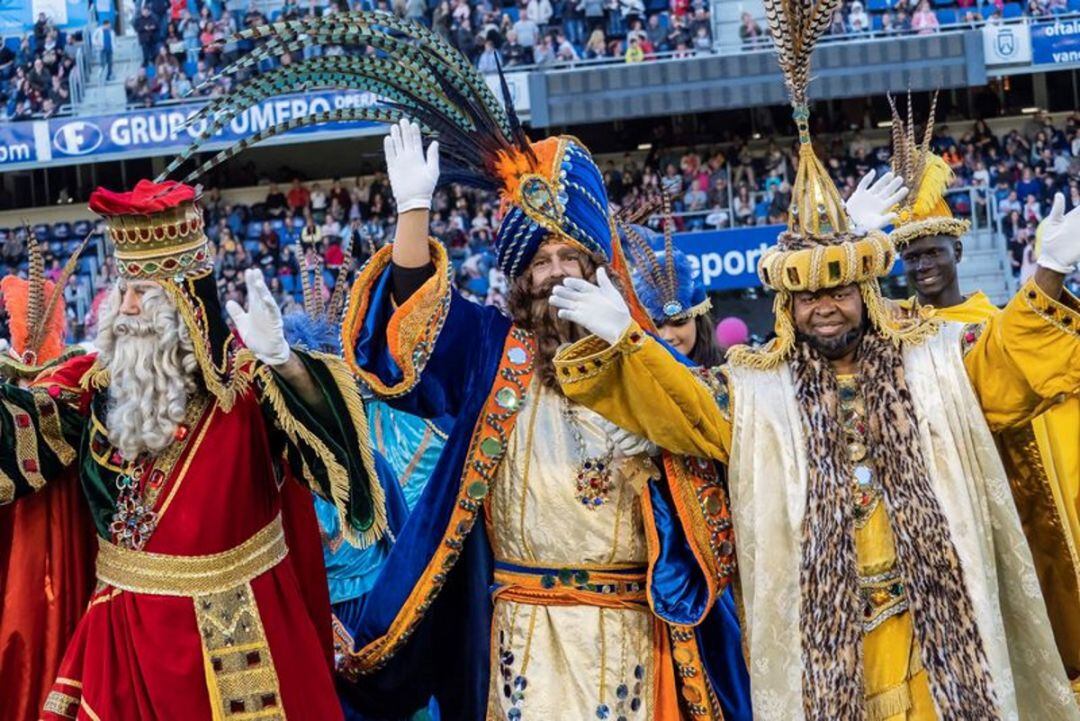 Imagen de archivo de los Reyes en el estadio.