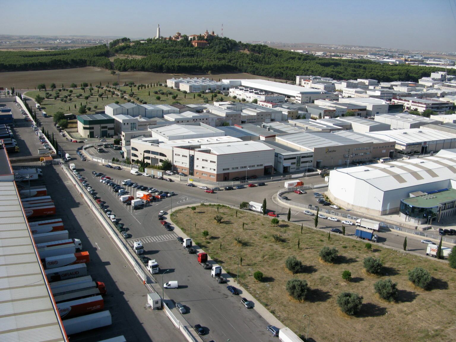 Polígono industrial Los Olivos de Getafe.