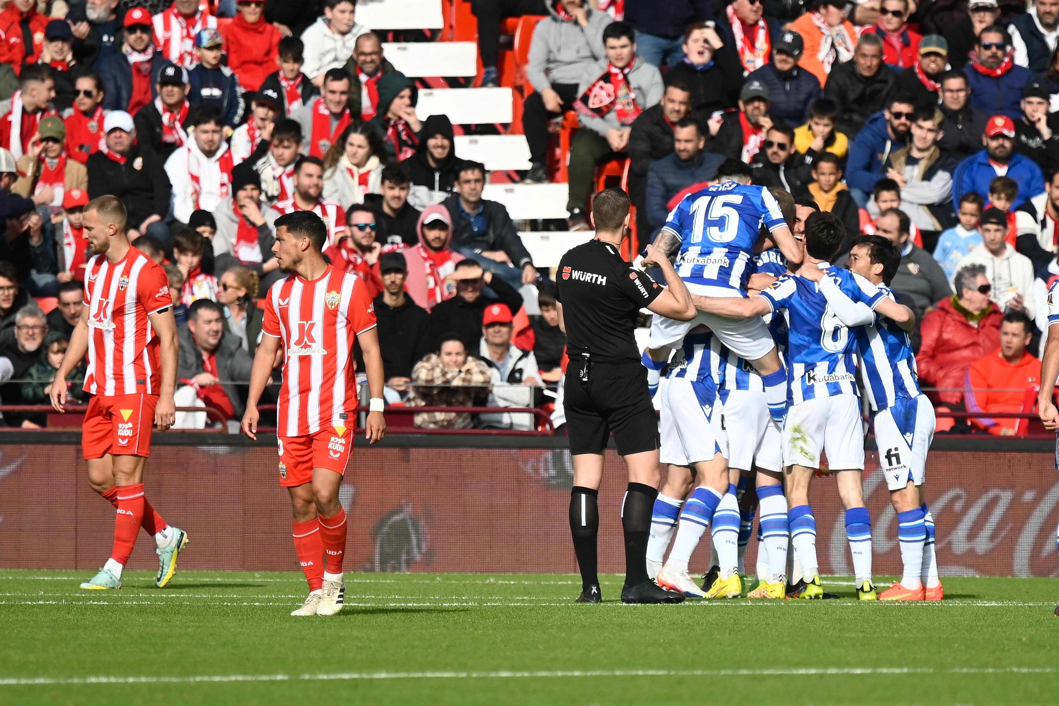 El Almería no tuvo opciones para puntuar ante la Real Sociedad.