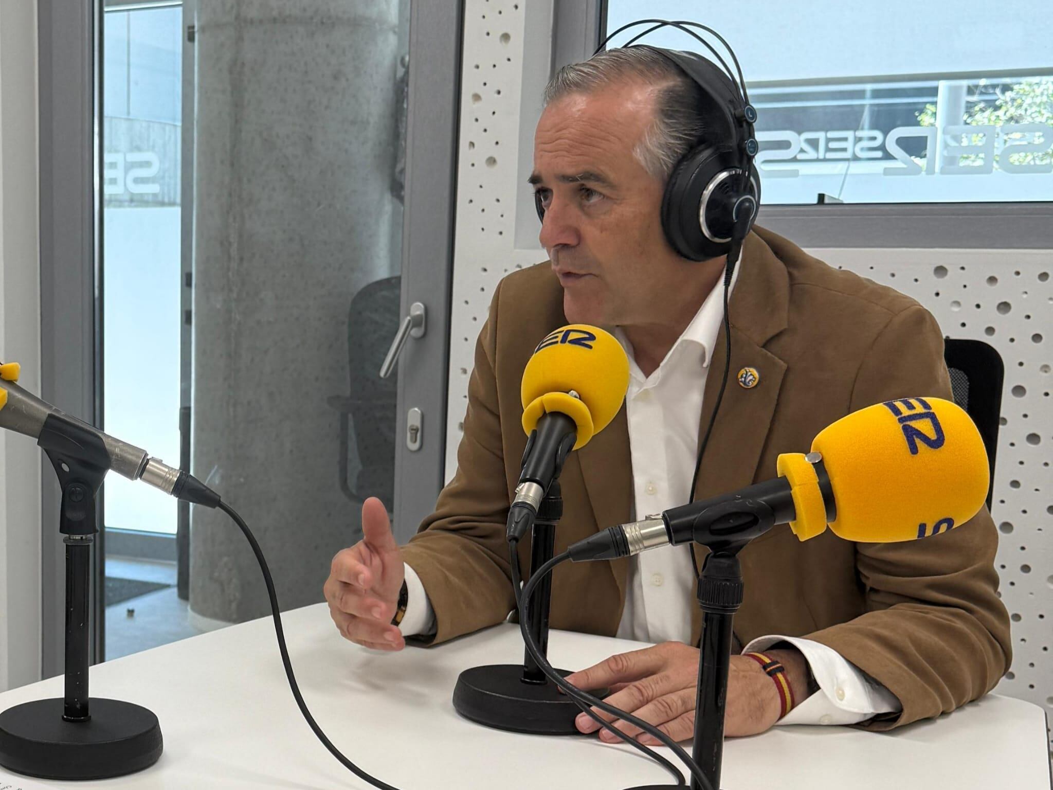 José Julián Gregorio, alcalde de Talavera, en una entrevista en Hoy por Hoy